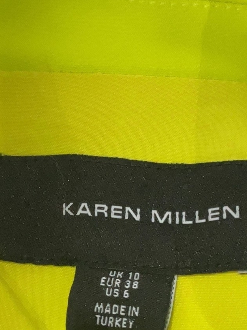 NWOT Karen Millen Neon Lime Long Sleeve Blazer Dress - Picture 5 of 5